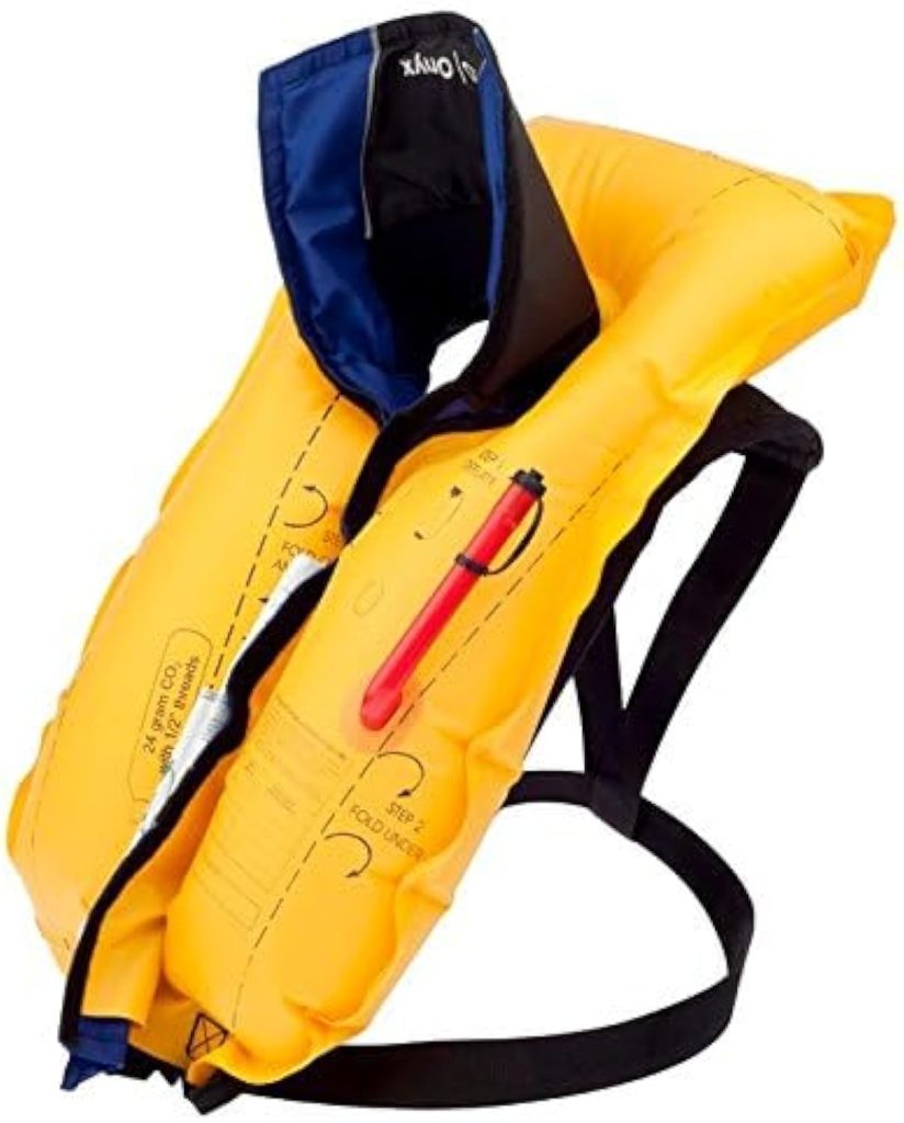 ABSOLUTE OUTDOOR Onyx A/M-24 Automatic/Manual Inflatable Life Jacket ABSOLUTE OUTDOOR Onyx A/M-24 Automatic/Manual Inflatable Life Jacket