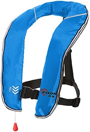 Eyson Inflatable Life Jacket Inflatable Life Vest for Adult Classic Manual Eyson Inflatable Life Jacket Inflatable Life Vest for Adult Classic Manual