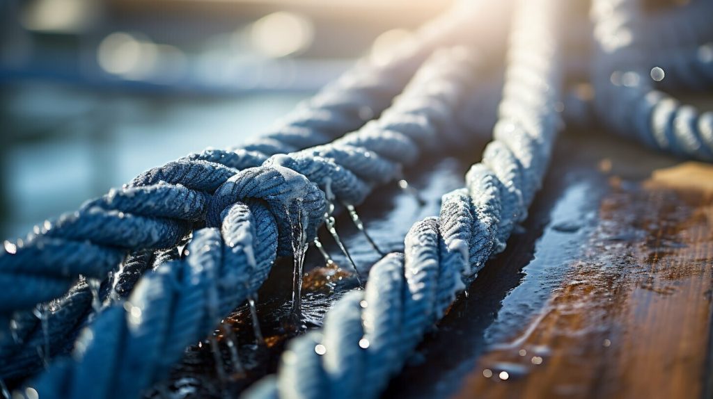 how to clean sailing ropes