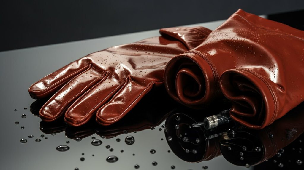 leather sailing gloves