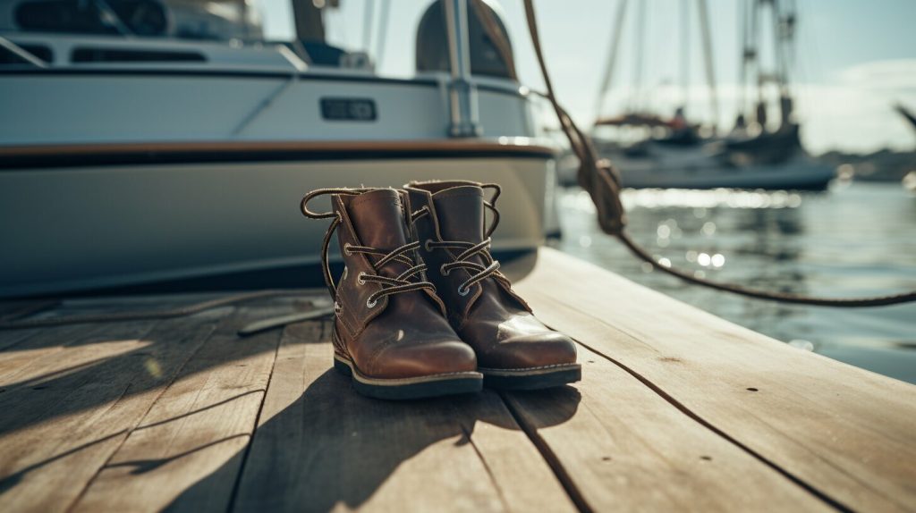 maintaining sailing boots