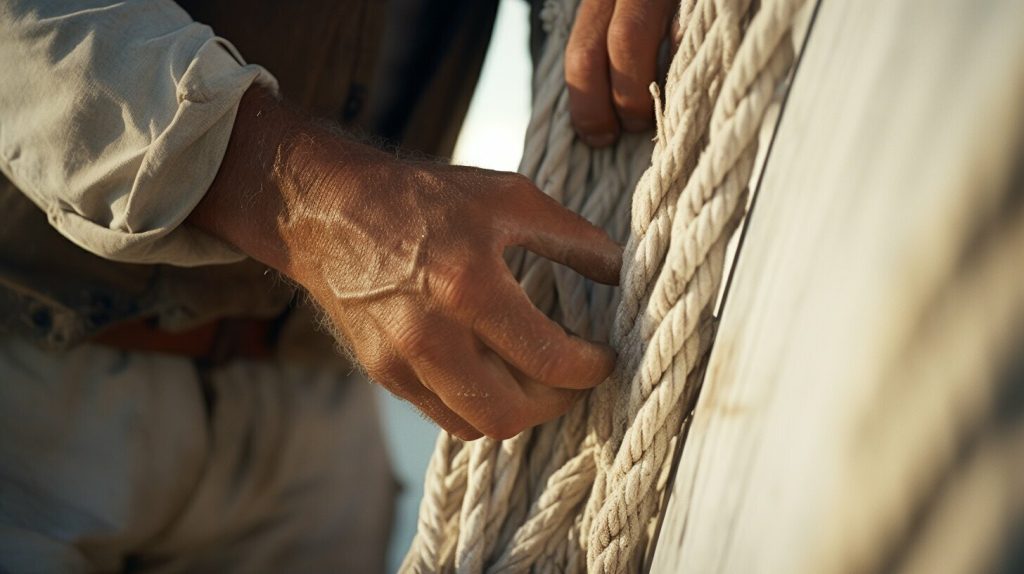 reefing a mainsail